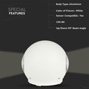 Aplique LED Redondo - IP65 Estanco - Blanco - 4W - 476 Lumens - 4000K-extra-1.webp