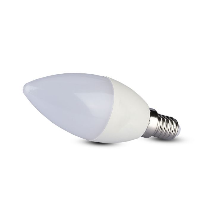 Bombilla LED V-TAC - Samsung - Vela - Soporte E14 - IP20 - Blanca -7W - 600 Lúmenes - 3000K-extra-7.webp