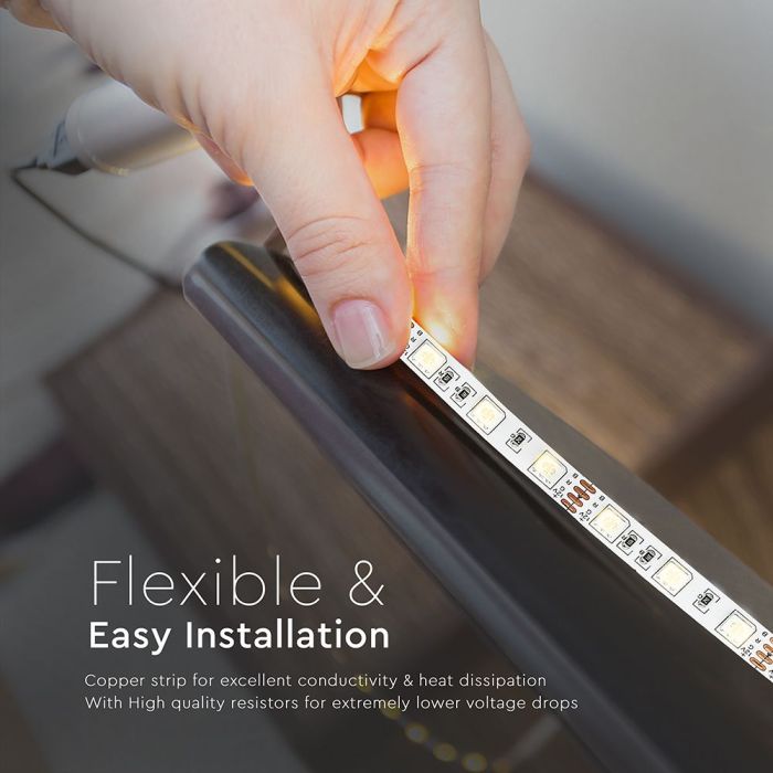 Tira de luz LED V-TAC - IP20 - 3000K - Precio/1m (5m Rollo)-extra-6.webp