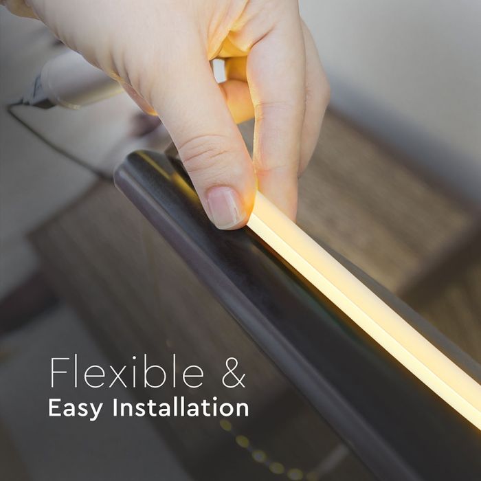 V-TAC Tira de Luz LED - Neon Flex - IP65 Impermeable - 8W- 320 Lumens - 3000K - Precio/1m (Rollo de 10m)-extra-5.webp