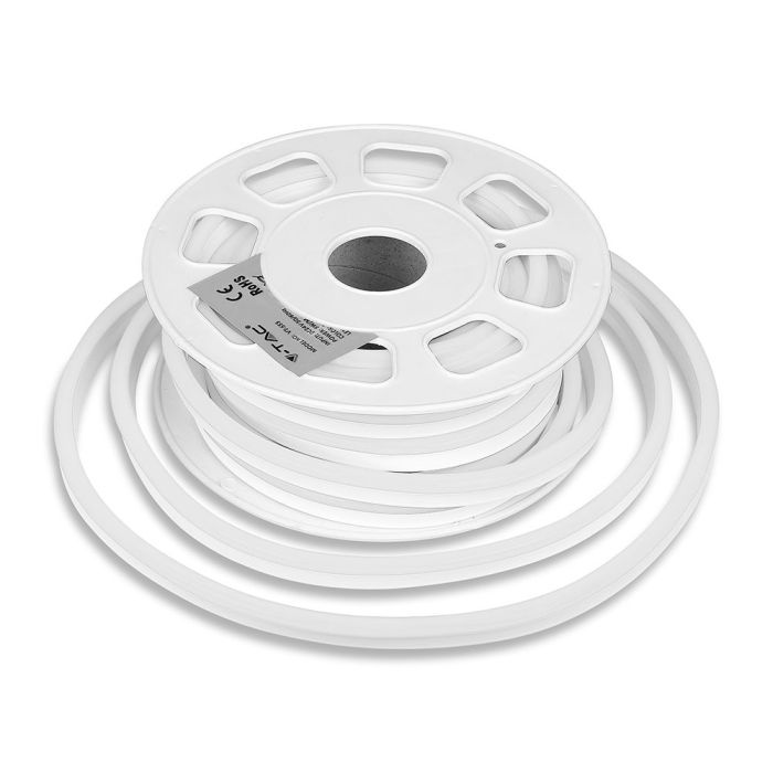 V-TAC Tira de Luz LED - Neon Flex - IP65 Impermeable - 8W- 320 Lumens - 4500K - Precio/1m (Rollo de 10m)-extra-1.webp