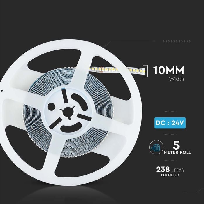 Tira de luz LED V-TAC - 135lm/w - IP20 - 3000K - Precio/1m (5m Rollo)-extra-9.webp