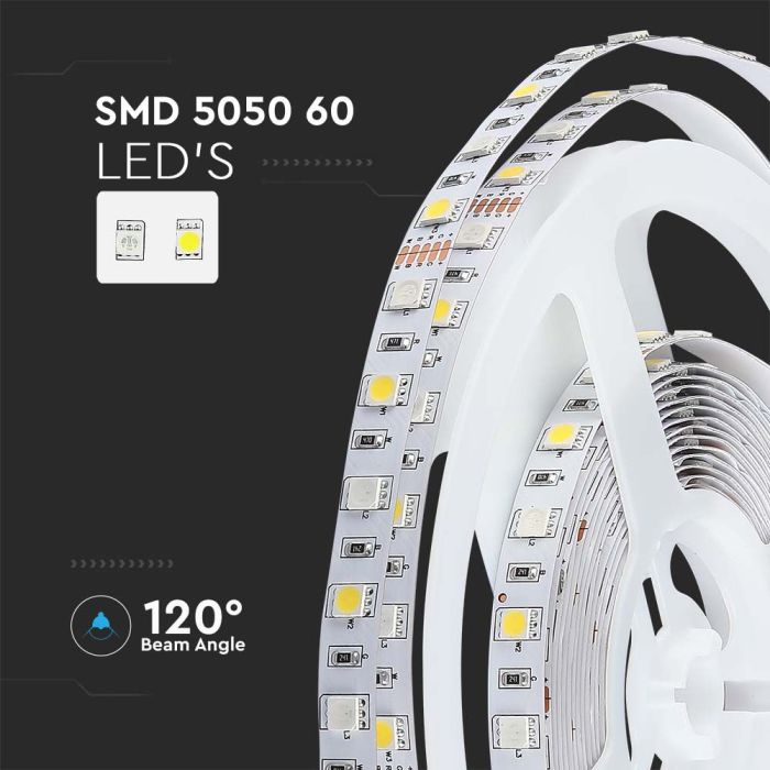 Tira de luz LED V-TAC - IP20 - RGB+4000K - Precio/1m (5m Rollo)-extra-5.webp