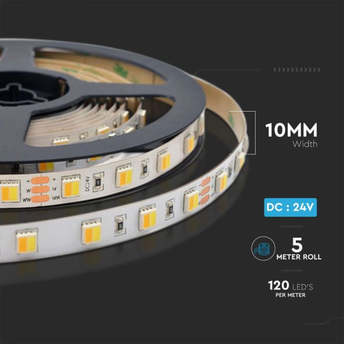 Tira de luz LED V-TAC - IP20 - 3IN1 - Precio/1m (5m Rollo)-extra-7.webp