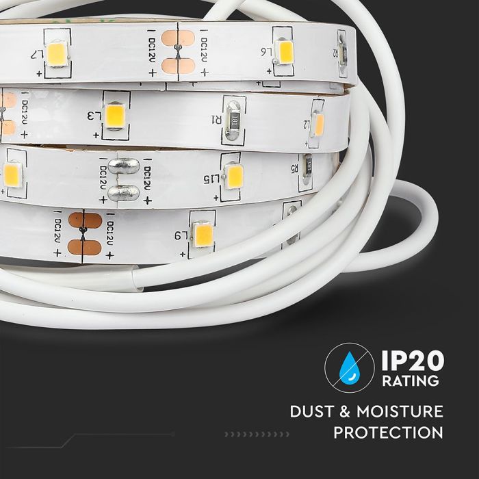 V-TAC Tira de Luz LED - Luz de Cama Doble - IP20 - 4000K - Rollo de 1.2m-extra-3.webp