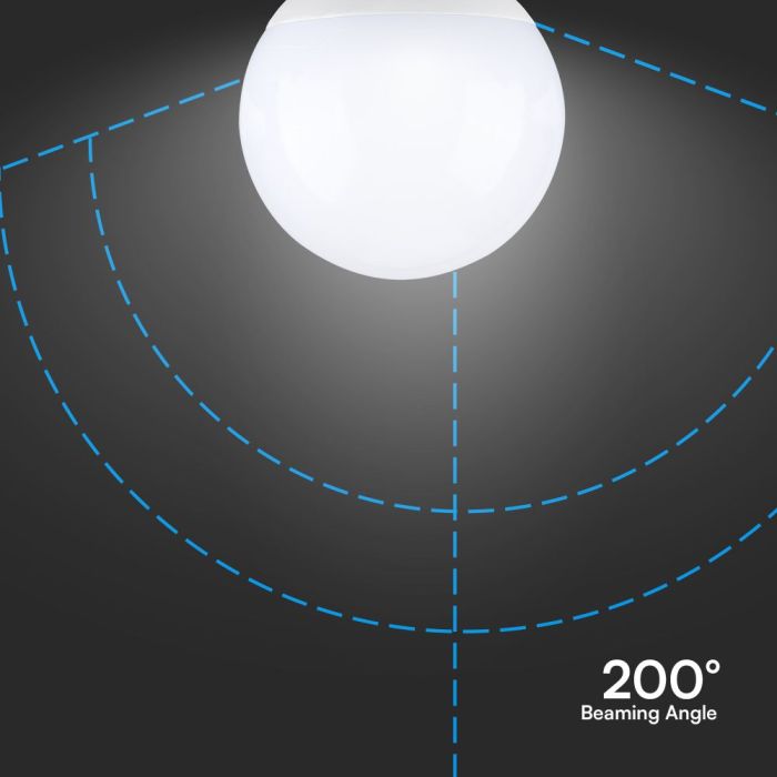 Bombilla LED V-TAC - 110lm/w - Globo - Soporte E27 - IP20 - Blanca - 18W- 2000 Lumens - 6500K-extra-4.webp