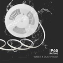 Tira de luz LED V-TAC - 220V - IP65 Impermeable - 6500K - Rollo de 10m-extra-7.webp