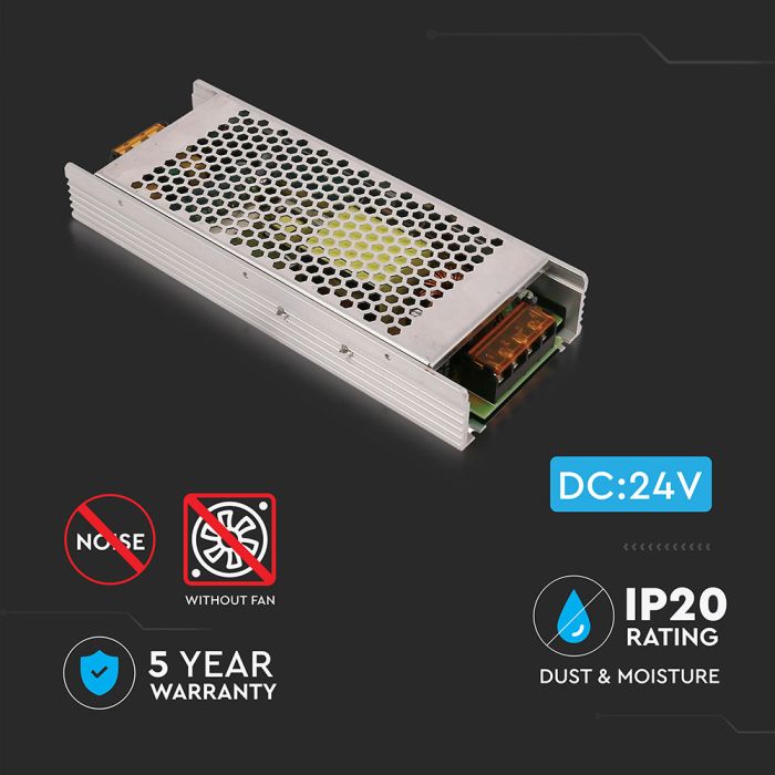 Tiras de luz LED V-TAC - Accesorios - Fuente de alimentación metálica - IP20 - 360W-extra-2.webp