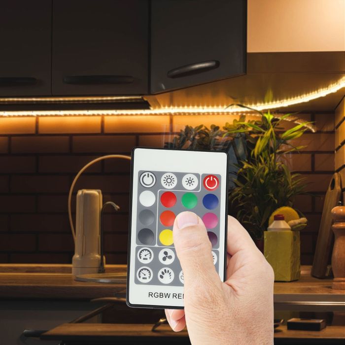 Tiras de luz LED V-TAC - Accesorios - RGB + W Controlador - Mando a distancia 24 teclas - IP20-extra-1.webp