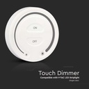 V-TAC Tiras de Luz LED - Accesorios - Interruptor Táctil Dimmer - Blanco-extra-3.webp