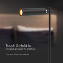 V-TAC Lámpara de Sobremesa Recargable - IP20 - Negra - 3W - 300 Lumens - 4000K-extra-5.webp