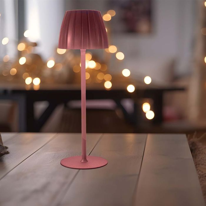 V-TAC Lámpara de Sobremesa Recargable - IP20 - Marrón - 2.7W- 110 Lumens - 3IN1-extra-2.webp