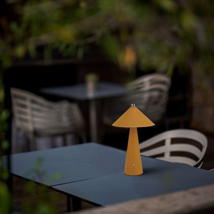 V-TAC Lámpara de Sobremesa Recargable - IP20 - Amarillo - 3W - 240 Lumens - 3IN1-extra-1.webp