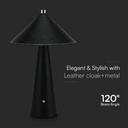 V-TAC Lámpara de Sobremesa Recargable - IP20 - Negra - 3W - 240 Lumens - 3IN1-extra-4.webp