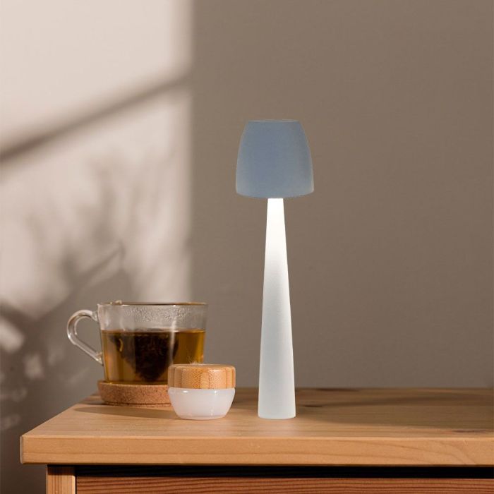 V-TAC Lámpara de Sobremesa Recargable - IP20 - Blanca - 3W - 110 Lumens - 3IN1-extra-1.webp