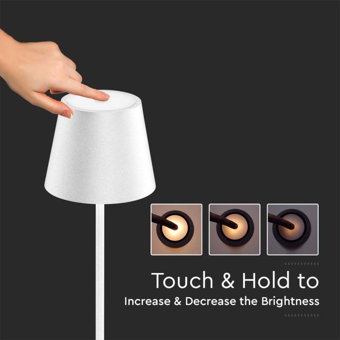 V-TAC Lámpara de Pie Ajustable - IP54 - Cuerpo Blanco - 4W - 300 Lumens - 3000K-extra-8.webp