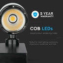 V-TAC LED Foco de carril - IP20 - Negro + Blanco - 35W- 2850 Lumens - 6000K-extra-4.webp