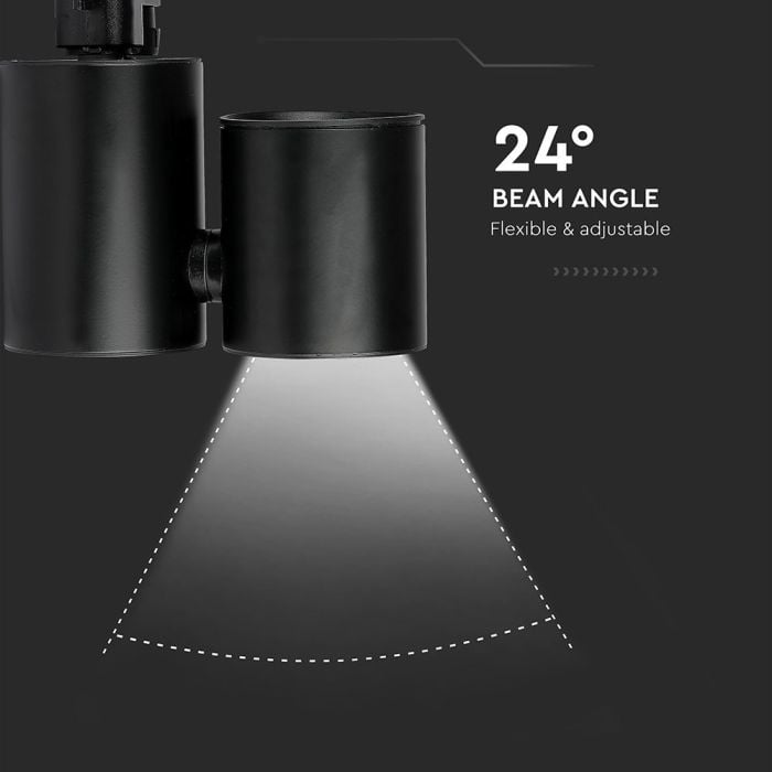 V-TAC LED Foco de carril - IP20 - Negro - 15W- 1350 Lumens - 6400K-extra-5.webp