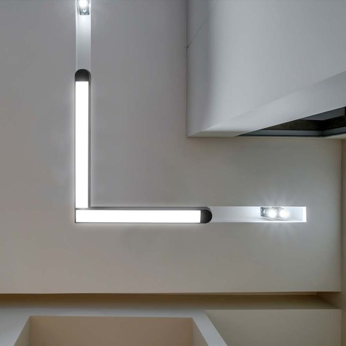 V-TAC LED Magnetic Foco de carril - IP20 - Negro - 25W- 2850 Lumens - 3000K-extra-1.webp