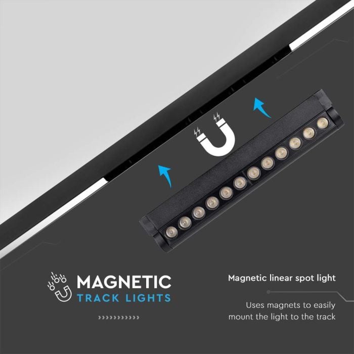 Carril Magnético LED - IP20 - 12W - 1300 Lumens - 3000K-extra-4.webp