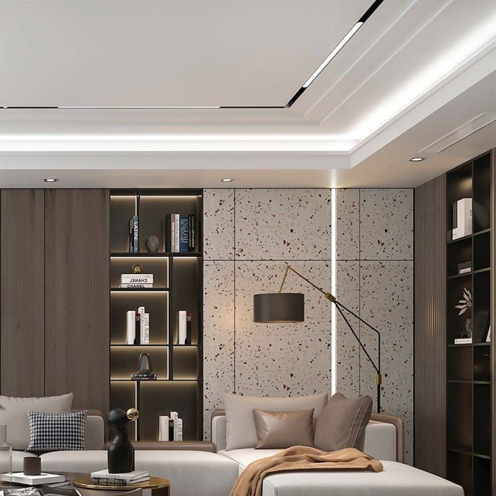 V-TAC Foco Carril LED SMART Magnético- Colgante - IP20 - Negro - 20W - 2000 Lumens - 3IN1-extra-1.webp