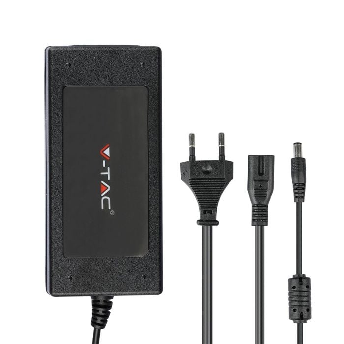 Tiras de luz LED V-TAC - Accesorios - Fuente de alimentación de plástico - IP44 - Negro - 60W