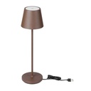 V-TAC Lámpara de mesa de carga inalámbrica - IP54 - Corten - 1.5W- 150 Lumens - 3000K