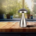 V-TAC Lámpara de Sobremesa Recargable - IP20 - Oro Champagne - 1W - 55 Lumens - 3IN1