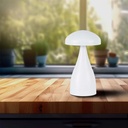 V-TAC Lámpara de Sobremesa Recargable - IP20 - Blanca - 1W - 55 Lumens - 3IN1