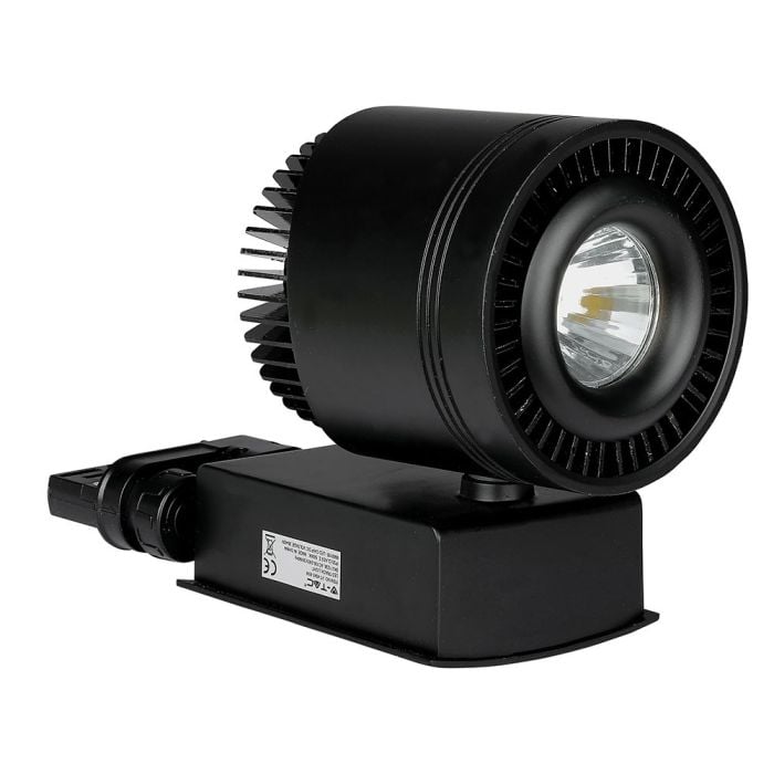 V-TAC LED Foco de carril - IP20 - Negro - 45W- 2300 Lumens - 5000K