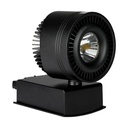 V-TAC LED Foco de carril - IP20 - Negro - 33W - 1800 Lumens - 5000K