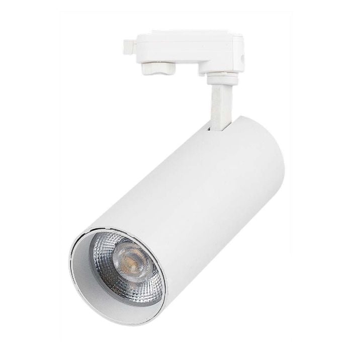 V-TAC LED COB Foco de carril - IP20 - Blanco - 40W- 3150 Lumens - 3IN1