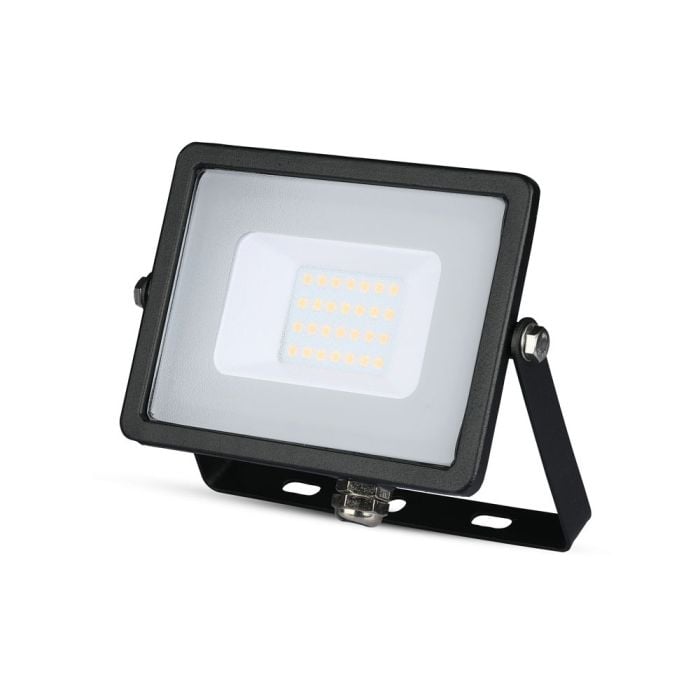 Proyector LED V-TAC - Samsung - Impermeable IP65 - Negro - 20W - 1600 Lúmenes - 3000K