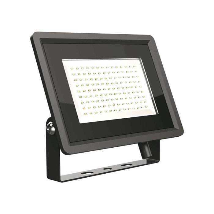 Proyector LED V-TAC - Clase F - Impermeable IP65 - Negro - 100W - 8700 Lúmenes - 6500K