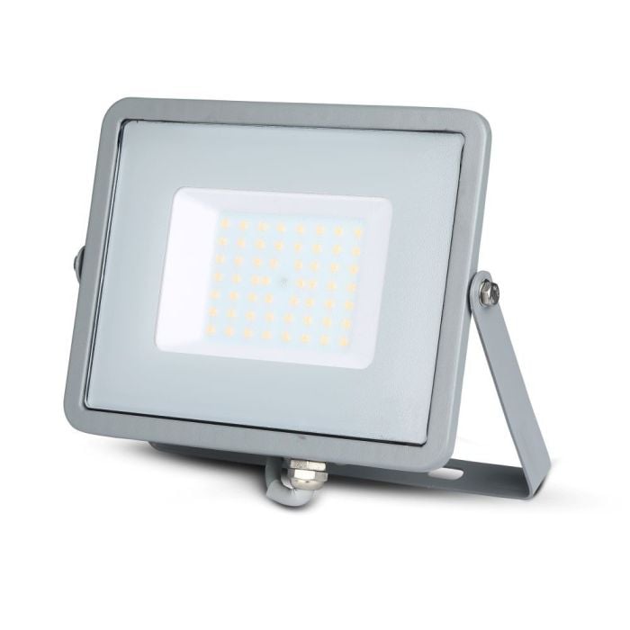 Proyector LED V-TAC - Samsung - Impermeable IP65 - Gris - 50W - 4000 Lúmenes - 4000K