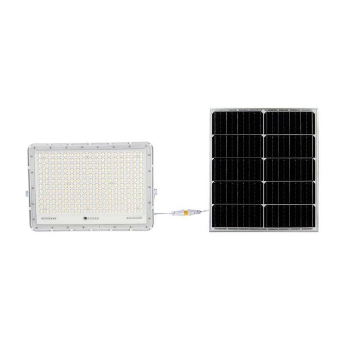 Proyector Solar V-TAC - IP65 Estanco - Blanco - 30W - 2600 Lúmenes - 6400K