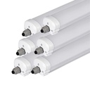 LED Batten Fitting - Serie G - IP65 Waterproof - White - 36W - 4320 Lumens - 4500K - 120CM - Pack de 6