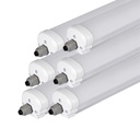 Regleta LED - Serie G - IP65 - Blanco - 48W - 5760 Lumens - 4000K - 150CM - Pack de 6