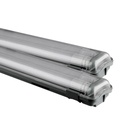 Regleta LED - Tubo Doble 2 x 20W - IP65 Estanca - 2 x 2100 Lumens - 4000K - 150CM - Pack de 2