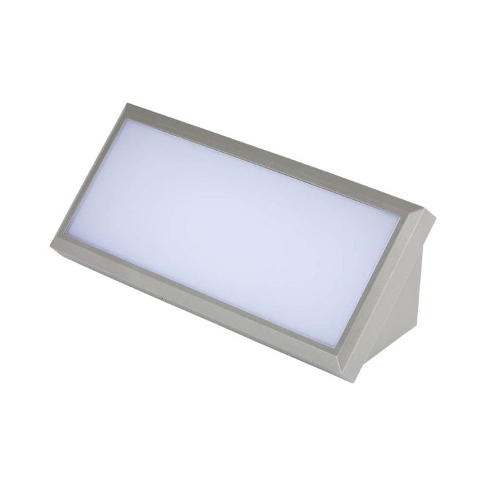 V-TAC LED Luz de Pared - Softlight - IP65 Impermeable - Gris - 20W - 2050 Lumens - 6400K