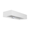 Luz Solar de Pared con Sensor V-TAC - IP65 Impermeable - Cuerpo Blanco - 900 Lumens - 4000K