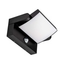 Aplique LED Giratorio V-TAC - Sensor PIR - Impermeable IP65 - Negro - 17W - 2580Lumens - 4000K