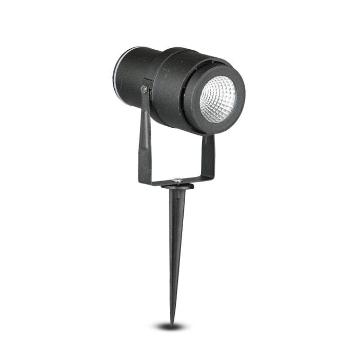 V-TAC Exterior - Luces de pincho para jardín - IP65 Impermeable - Negro - 12W - 720 Lúmenes - Verde