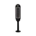 V-TAC Solar Bollard Light - IP65 Impermeable - Blanco + Negro - 5W- 400 Lumens - 3000K