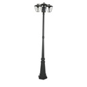V-TAC Iluminación exterior - Lámpara de poste - Soporte E27 - IP44 - Negro