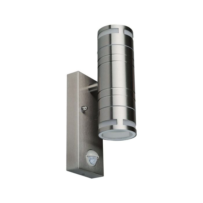 V-TAC Lámpara de Pared Exterior - UP - Down - Accesorios de Pared - Soporte GU10 - IP44 - Acero Inoxidable
