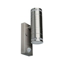 V-TAC Lámpara de Pared Exterior - UP - Down - Accesorios de Pared - Soporte GU10 - IP44 - Acero Inoxidable