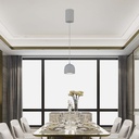 V-TAC Luz de Techo de Diseño - IP20 - Cuerpo Gris Claro - 8.5W- 850 Lumens - 3000K