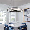 V-TAC Lámpara de techo de diseño - IP20 - Negra - 40W- 4800 Lumens - 3IN1