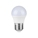 Bombilla LED V-TAC - Golf - Soporte E27 - IP20 - Blanca - 4.5W - 470 Lumens - 3000K